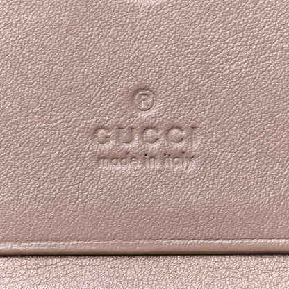 Gucci Calfskin Matelasse GG Marmont Card Case Wallet Porcelain Rose 6 of 12