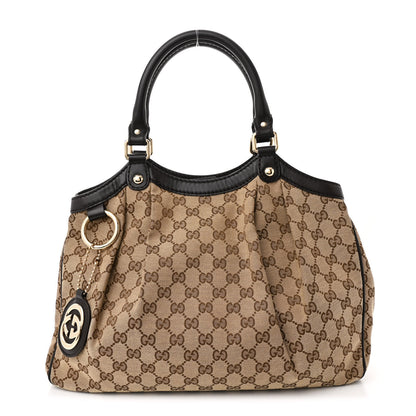 Gucci Monogram Medium Sukey Tote Dark Brown 1 of 10