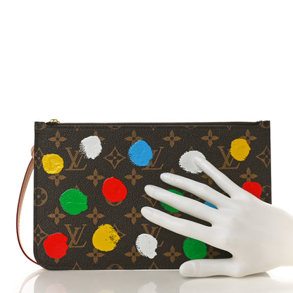 Louis Vuitton x YK Monogram Painted Dots Neverfull MM Pochette 2 of 8