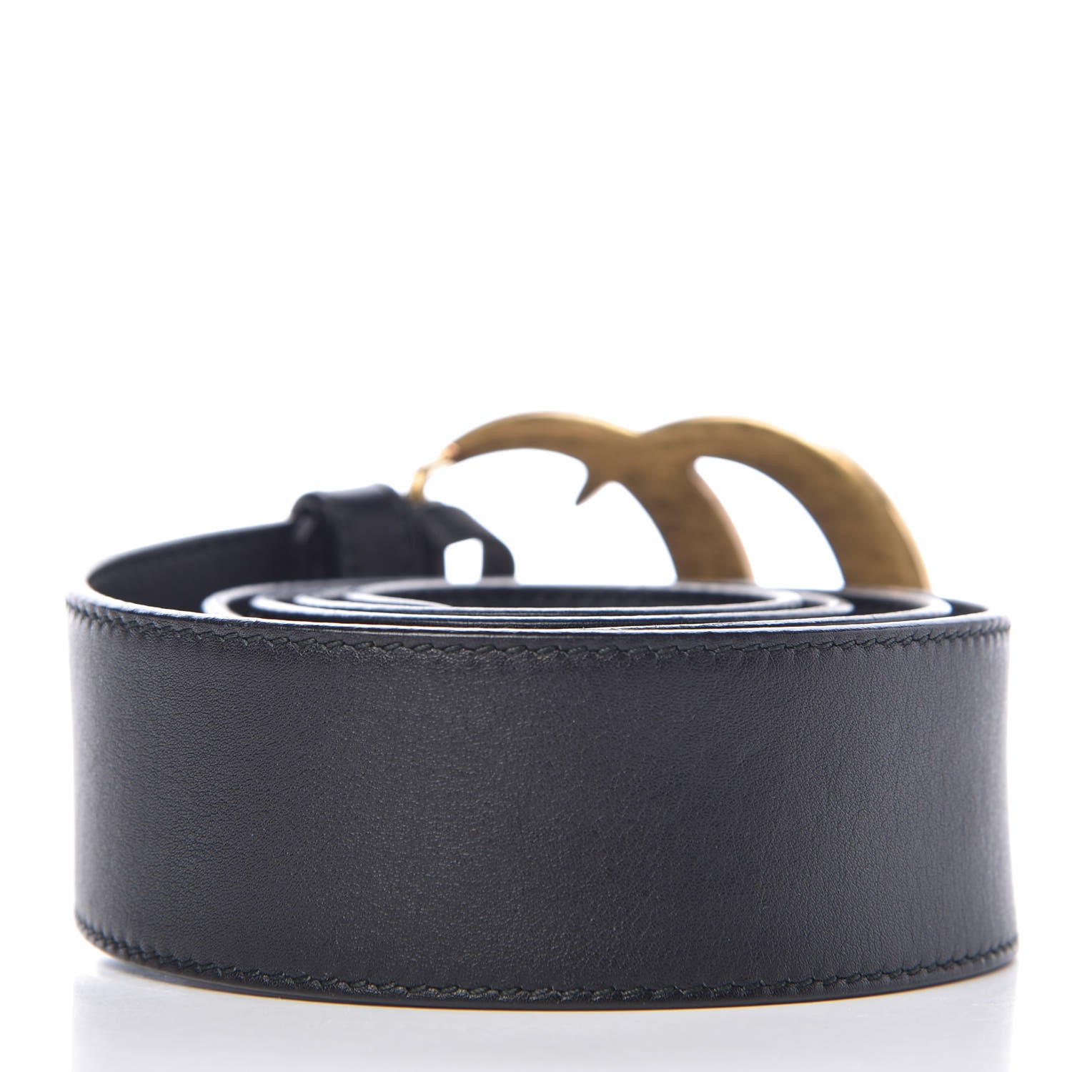 Gucci Calfskin Double G 40mm Belt 85 34 Black 3 of 7