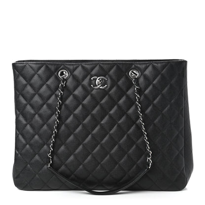 Chanel Caviar Quilted Large Shopping Tote Black 1 of 11