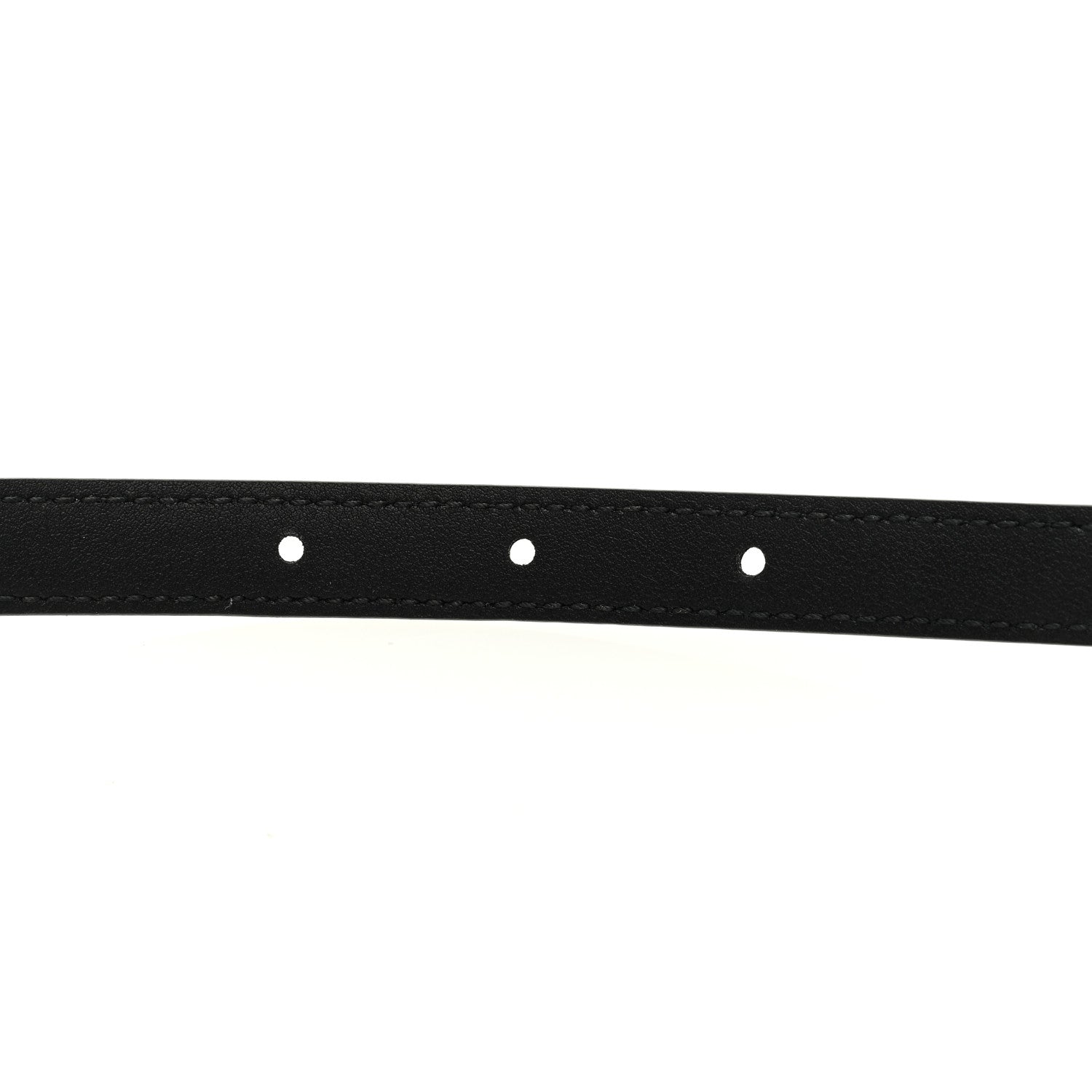 Gucci Plutone Calfskin Gucci Buckle 20mm Thin Belt 75 30 Black 4 of 4