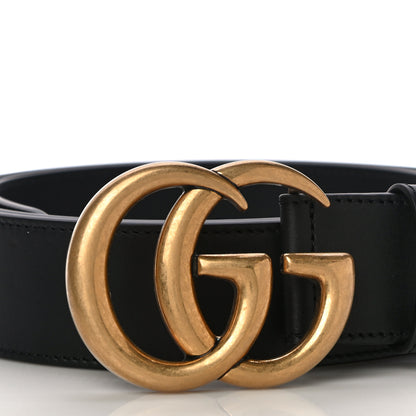 Gucci Calfskin Double G 40mm Belt 120 48 Black 2 of 8