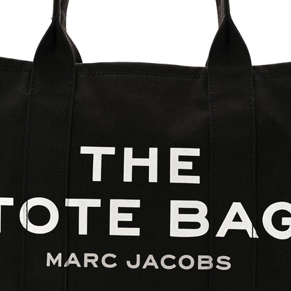Marc Jacobs Cotton Canvas Large The Tote Bag Black 8 of 10