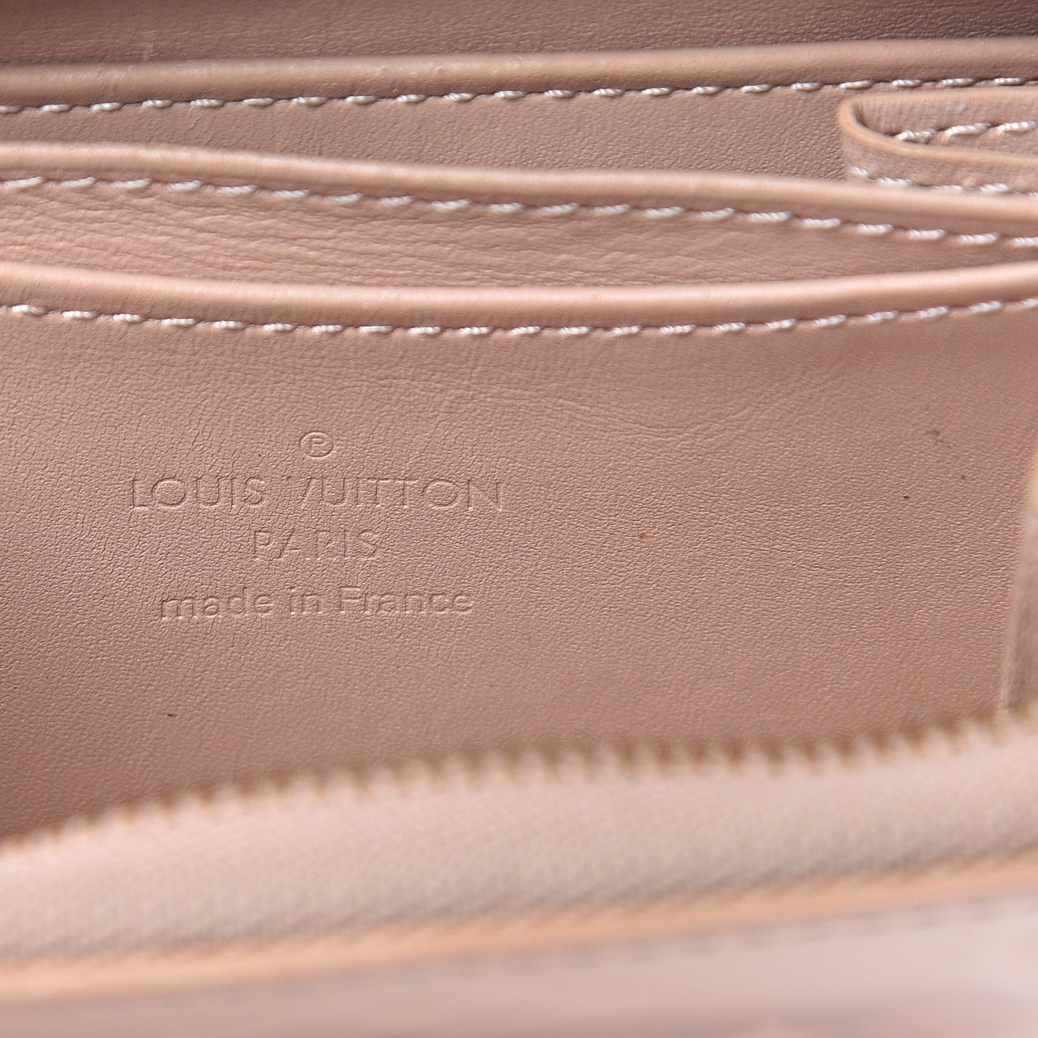 Louis Vuitton Vernis Zippy Coin Purse Beige Poudre 5 of 9