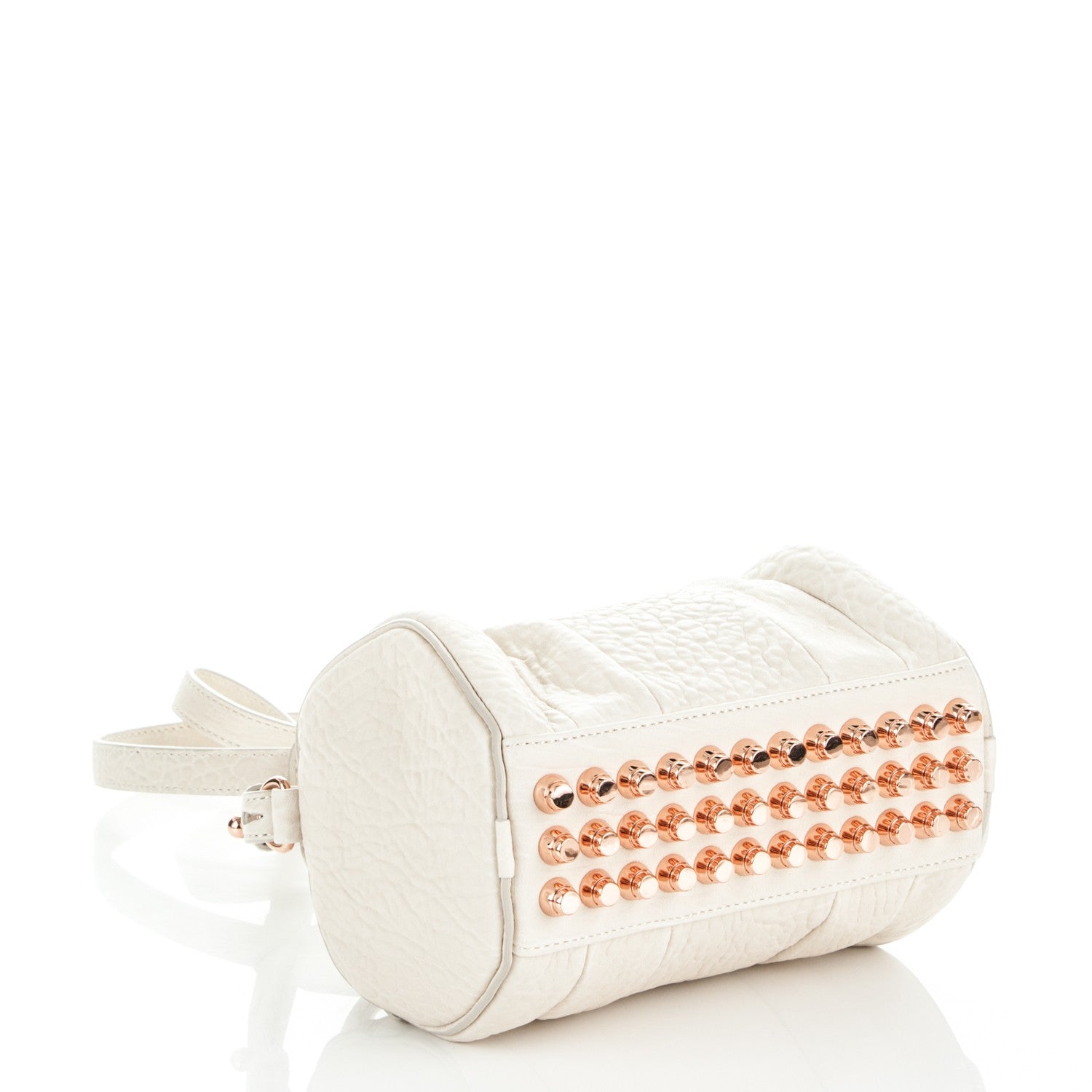 Alexander Wang Pebbled Lambskin Mini Rockie Opaline Rose Gold Hardware 4 of 6