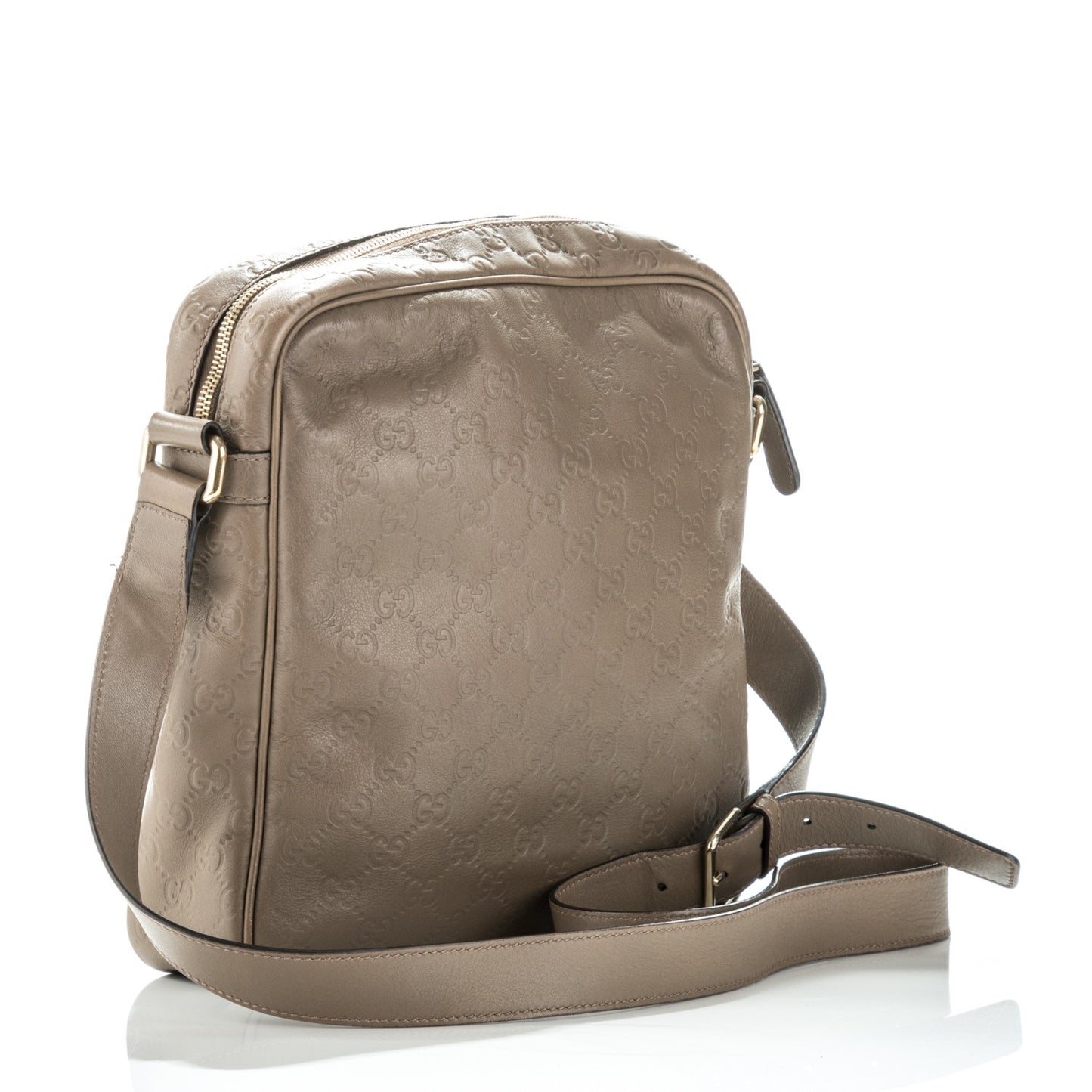 Guccissima Medium Messenger Taupe