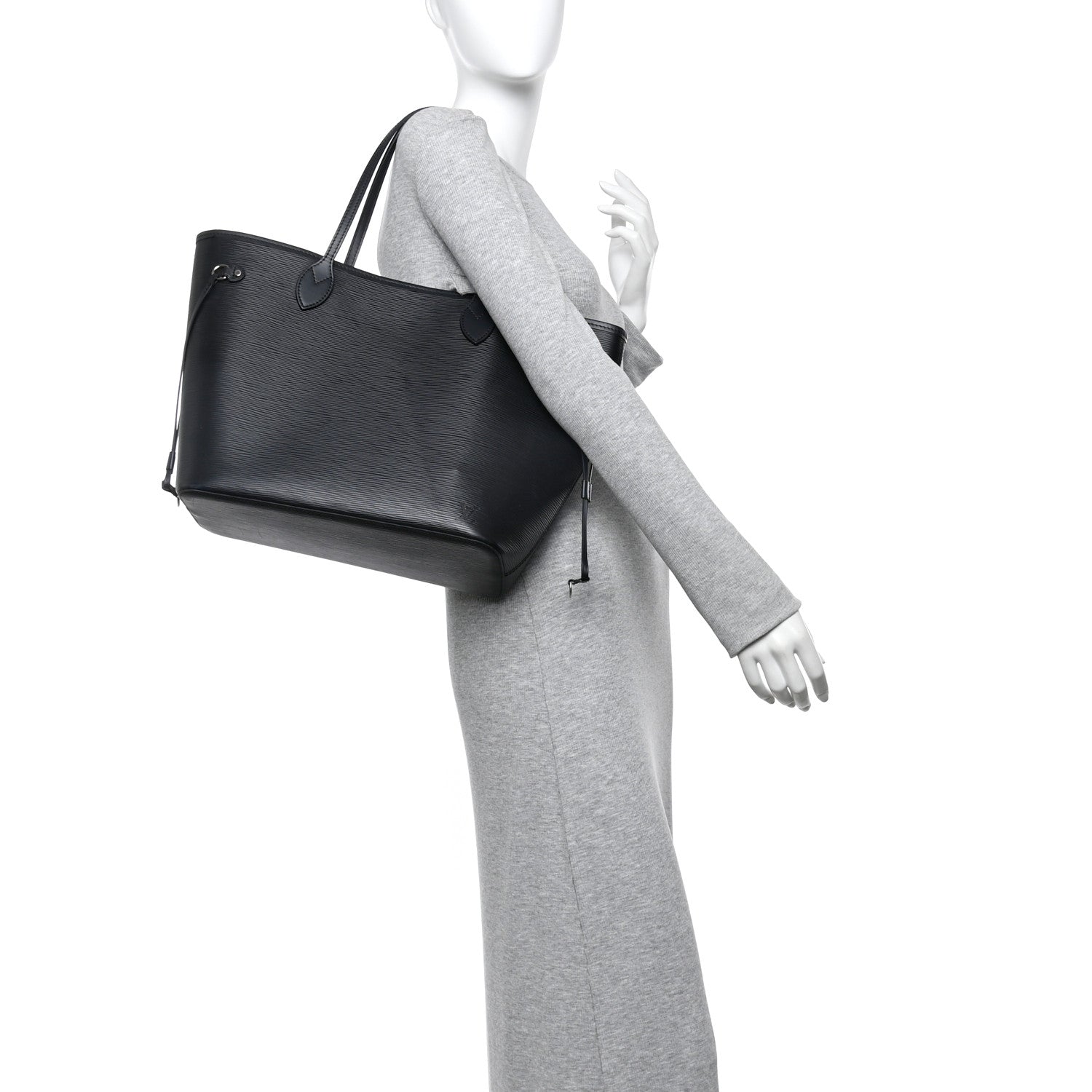 Louis Vuitton Epi Neverfull MM Black 2 of 10