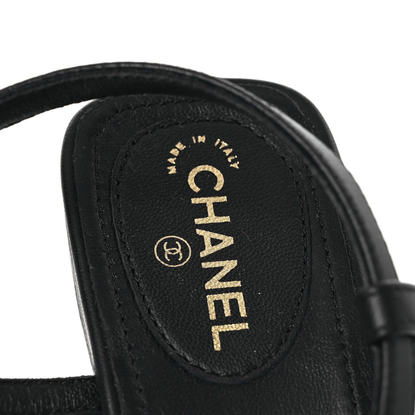 Lambskin Metal Heart Thong Sandals 37 Black