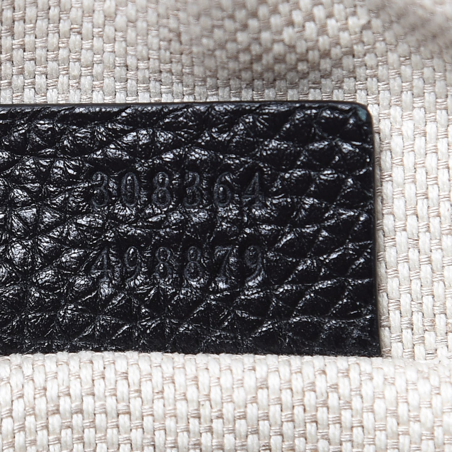 Pebbled Calfskin Small Soho Disco Bag Black
