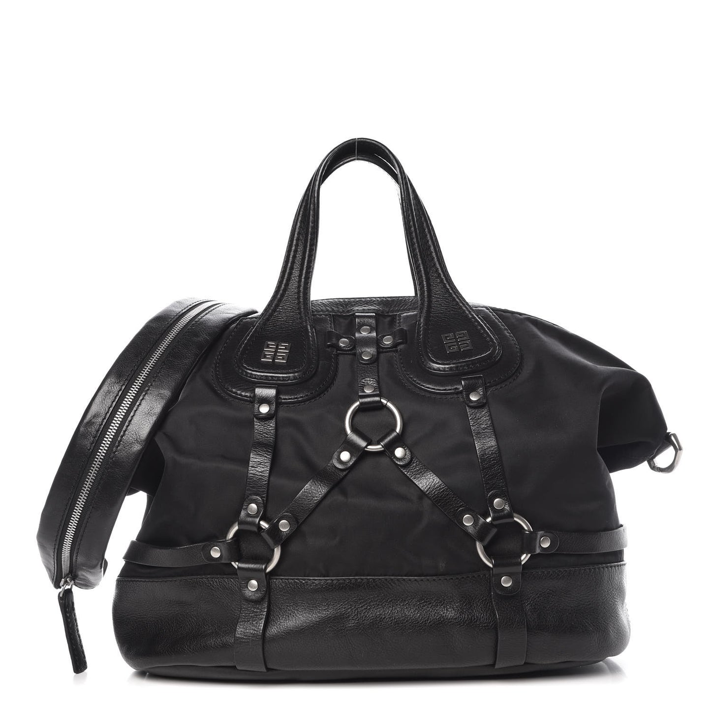 Nylon Calfskin Medium Harness Nightingale Black