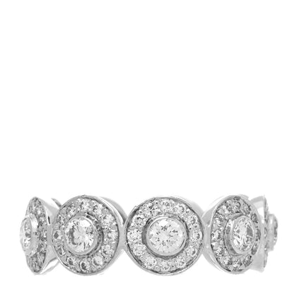 Tiffany Platinum Diamond Circlet Band Ring 49 5 3 of 4