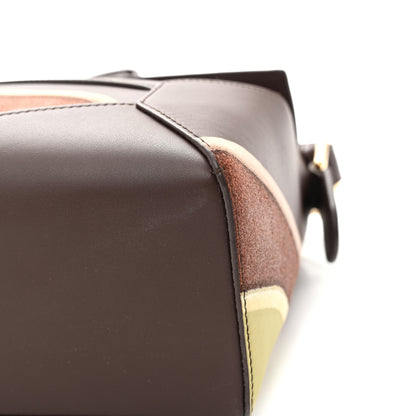 Loewe Calfskin Landscape Small Puzzle Bag Chocolate Light Moss 10 of 10