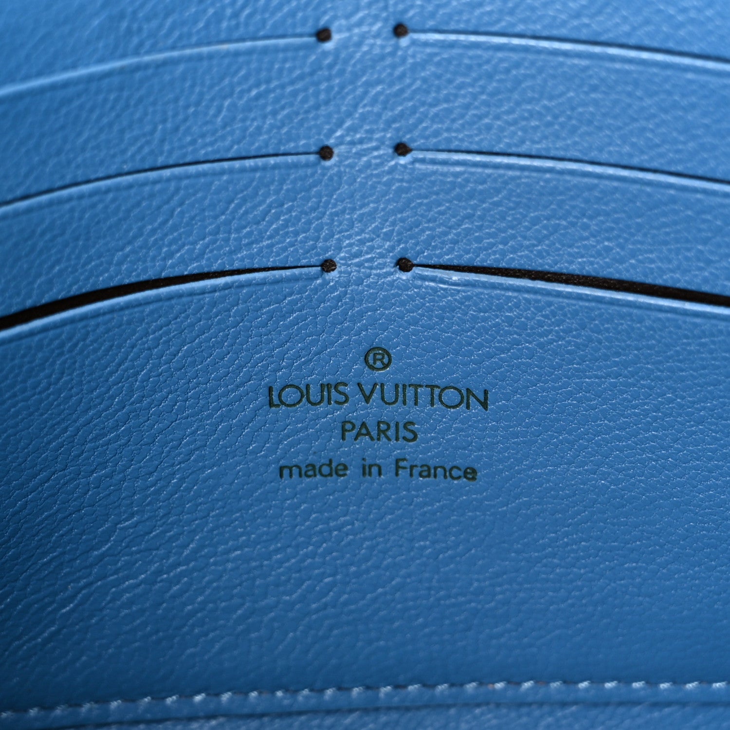 Louis Vuitton Crocodile Twist Chain Wallet Bleuet 6 of 10