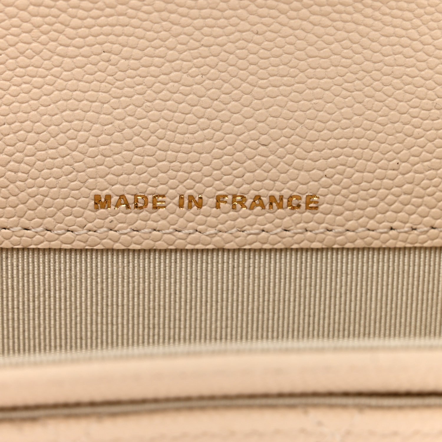 Chanel Caviar Quilted Flap Card Holder Wallet Light Beige 6 of 9