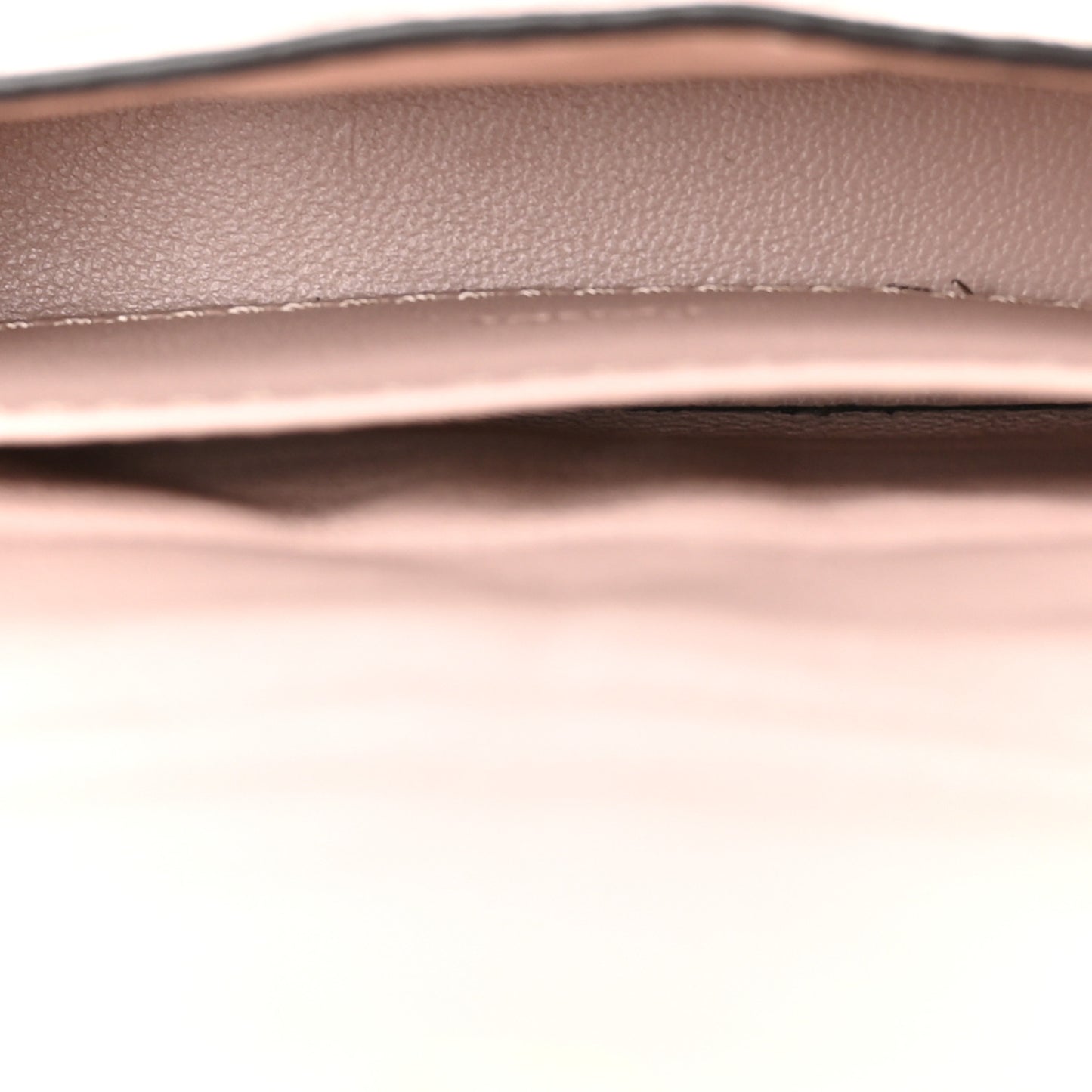 Nappa Matisse FF Embossed Nano Maxi Buckle Baguette Charm Rosa Quarzo