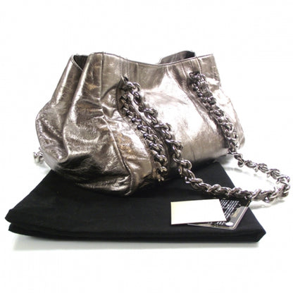 Chanel Leather Modern Chain Tote Metallic 3 of 13