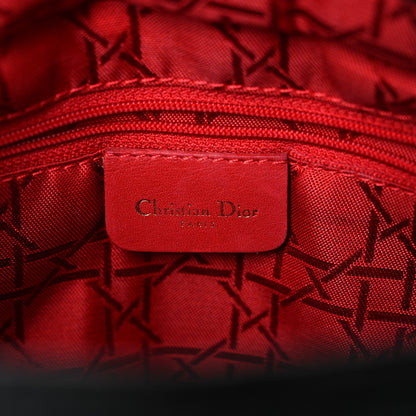 Christian Dior Nylon Cannage Medium Lady Dior Black 6 of 19