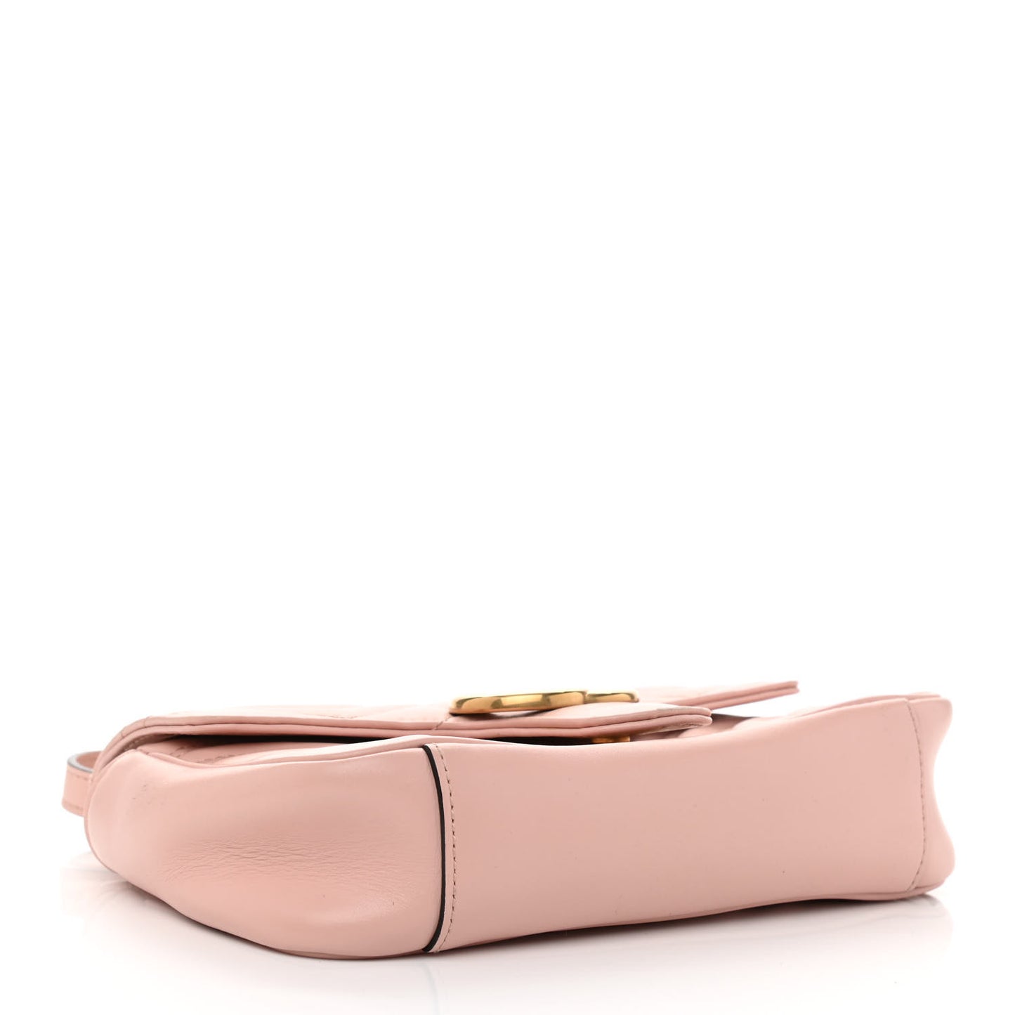 Calfskin Matelasse Mini GG Marmont Shoulder Bag Perfect Pink