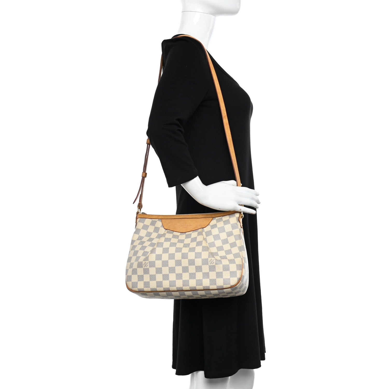 Louis Vuitton Damier Azur Siracusa PM 2 of 15