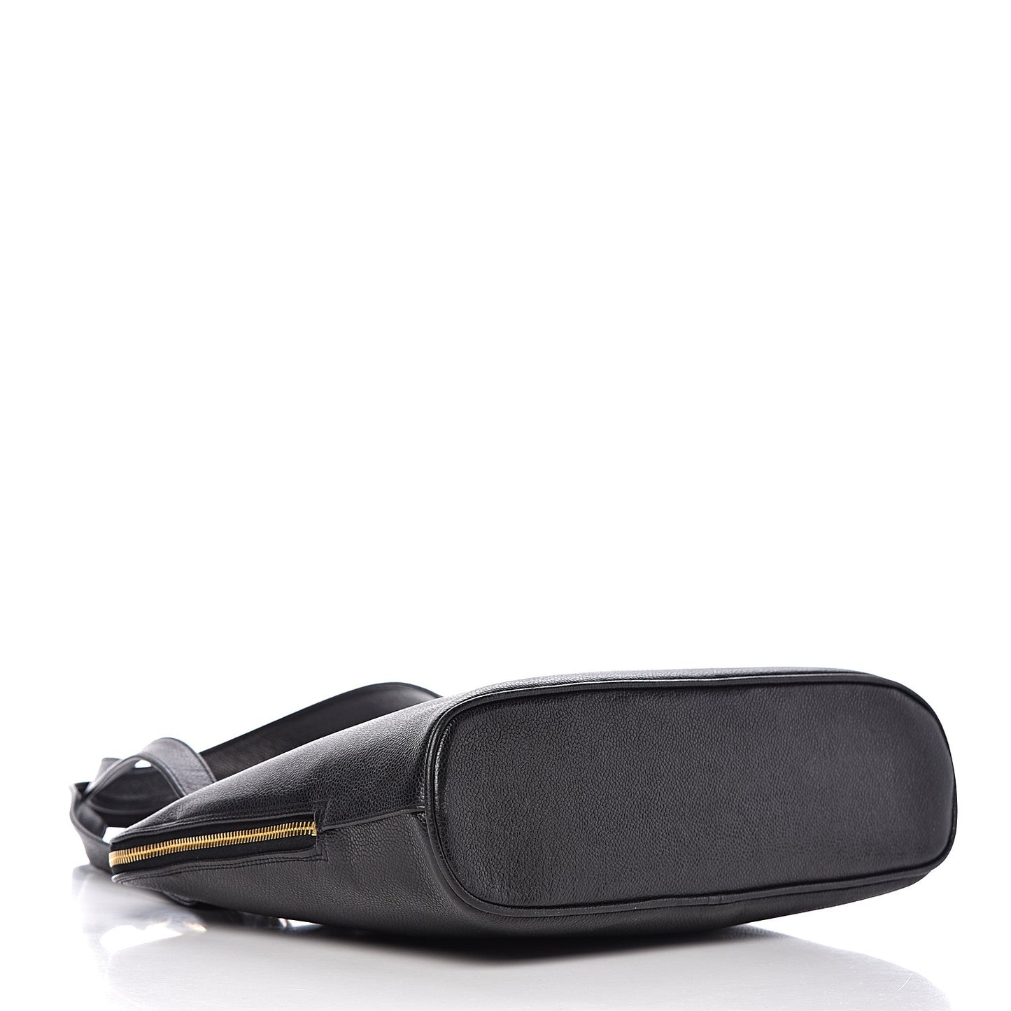 Caviar Large CC Shoulder Bag Black