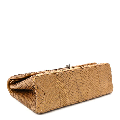 Chanel Metallic Snakeskin 2.55 Reissue 226 Flap Gold 4 of 12