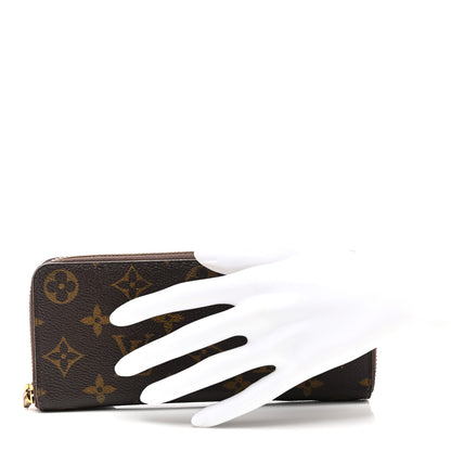 Louis Vuitton Monogram Clemence Wallet Rose Ballerine 2 of 7