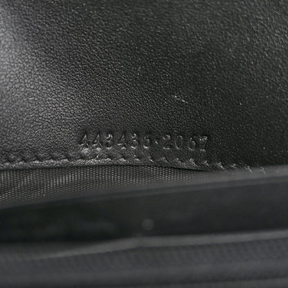 Gucci Calfskin Matelasse GG Marmont Continental Wallet Black 7 of 8