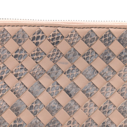 Bottega Veneta Nappa Ayers Intrecciato Biletto Chain Crossbody Flamingo 12 of 13