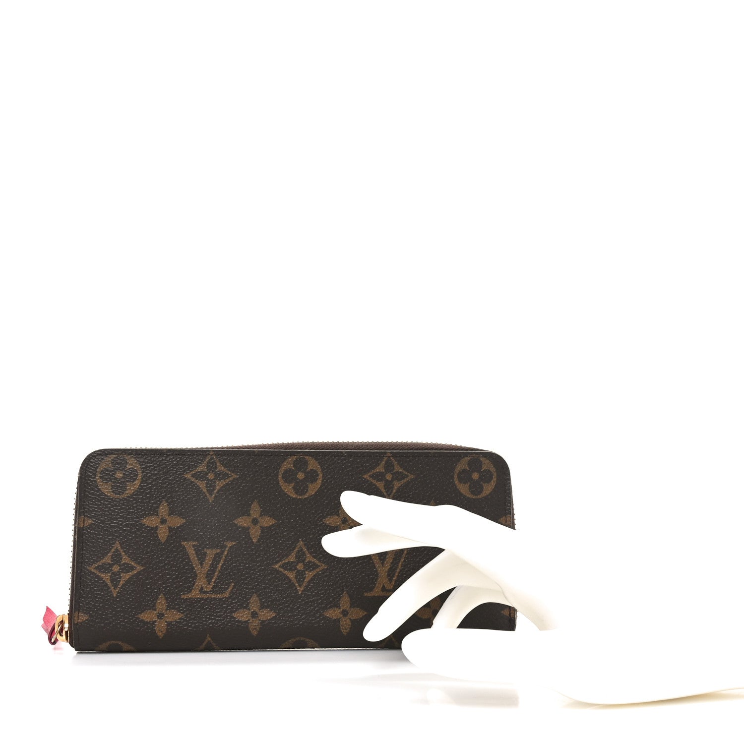 Louis Vuitton Monogram Clemence Wallet Fuchsia 2 of 6
