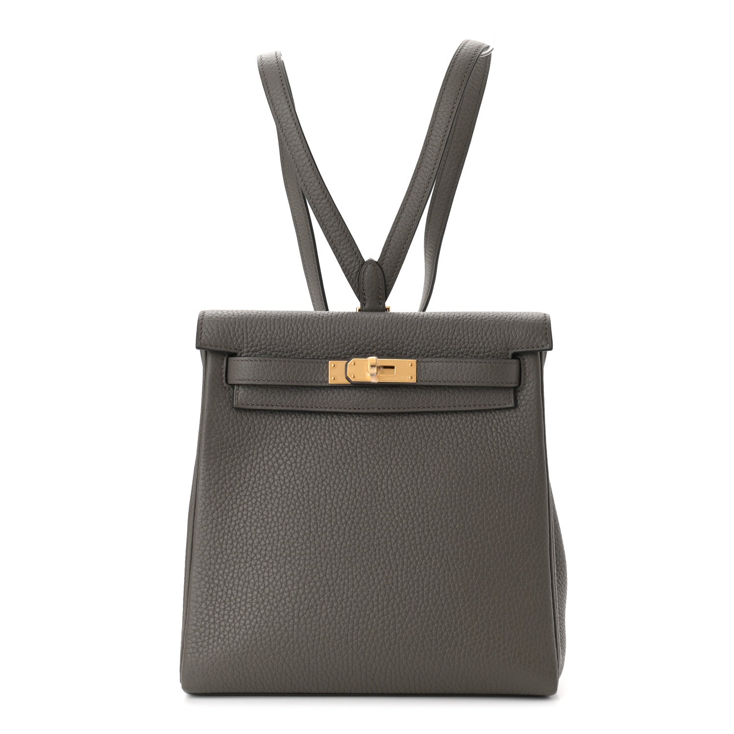 Hermes Togo Kelly Ado Backpack Etain 1 of 9