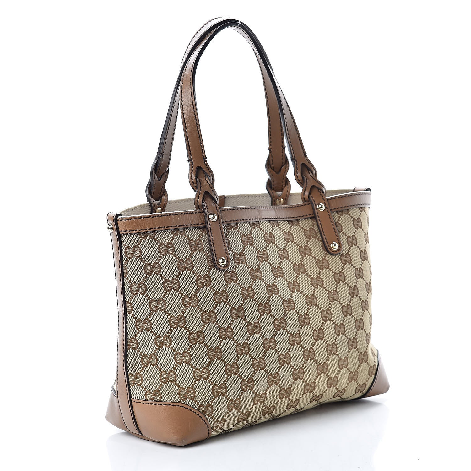 Gucci Monogram Small Craft Tote Light Brown 4 of 13