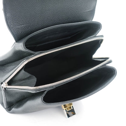 Balenciaga Grained Calfskin Le Dix Mini Soft Cartable Crossbody Black 6 of 8