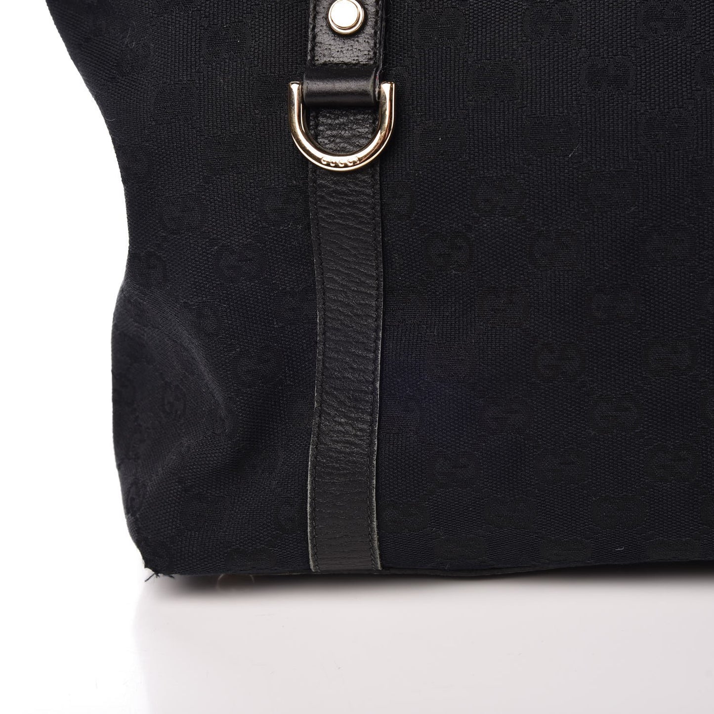 Monogram Abbey Medium Tote Black