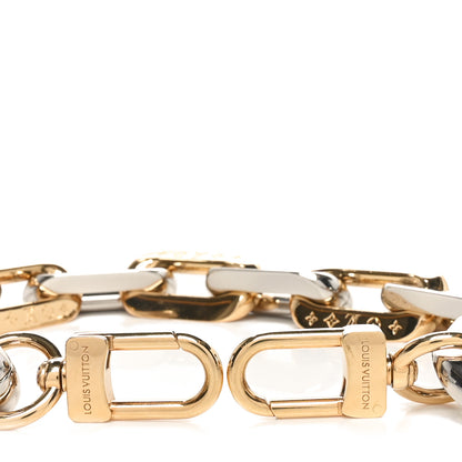 Louis Vuitton Metal Coussin Chain Strap Silver Gold 3 of 3