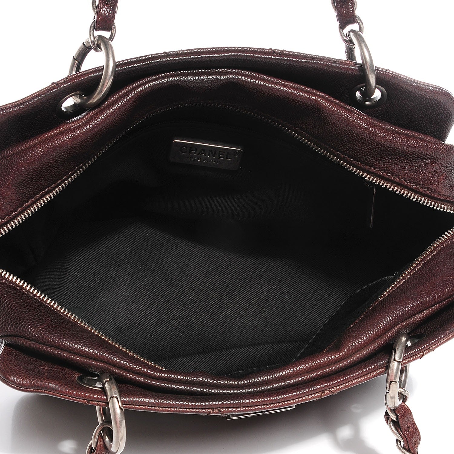 Chanel Caviar Outdoor Ligne Tote Brown 7 of 7