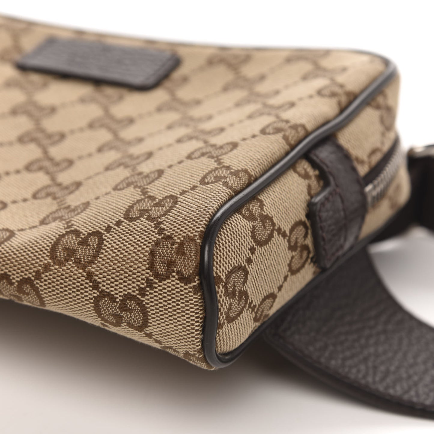 Monogram Belt Bag Dark Brown