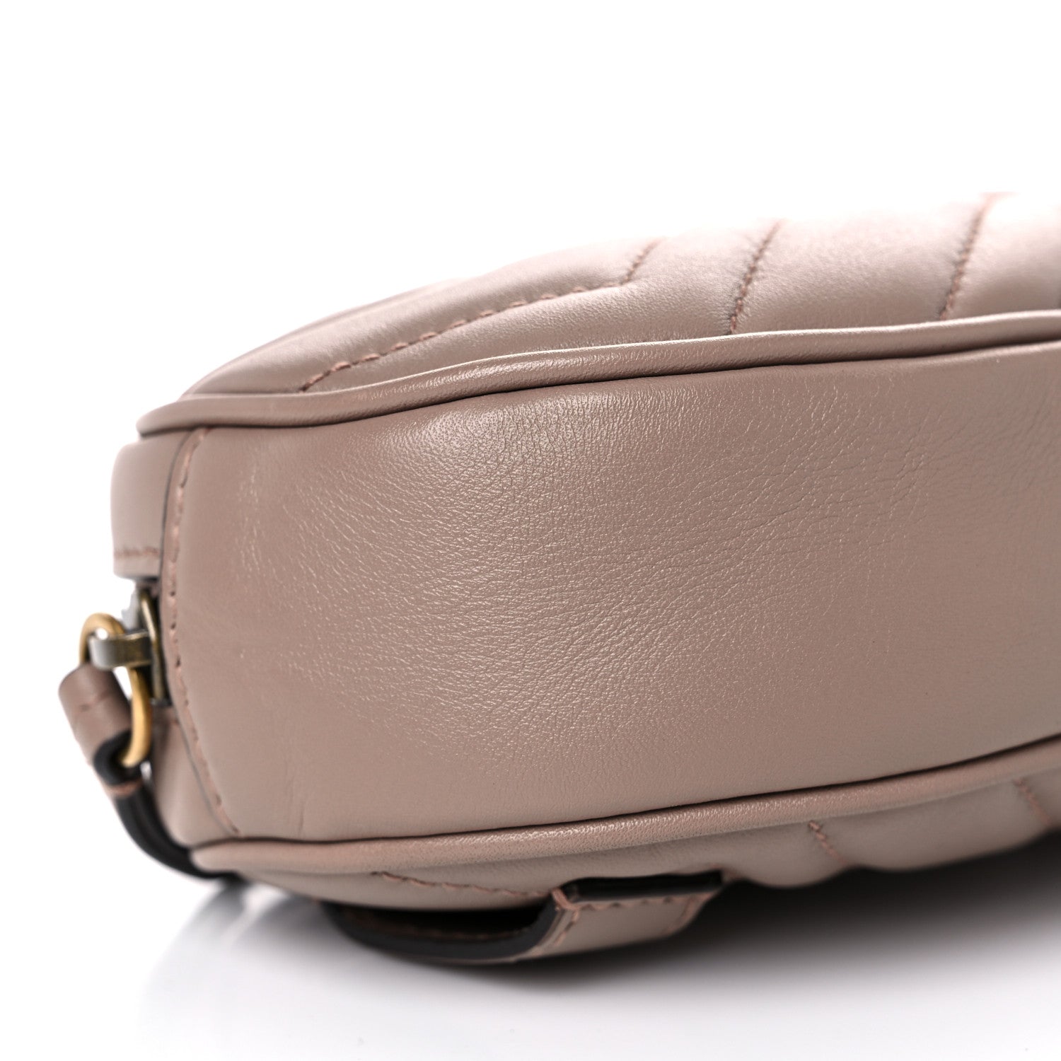 Gucci Calfskin Matelasse GG Marmont Belt Bag 95 38 Porcelain Rose 8 of 22