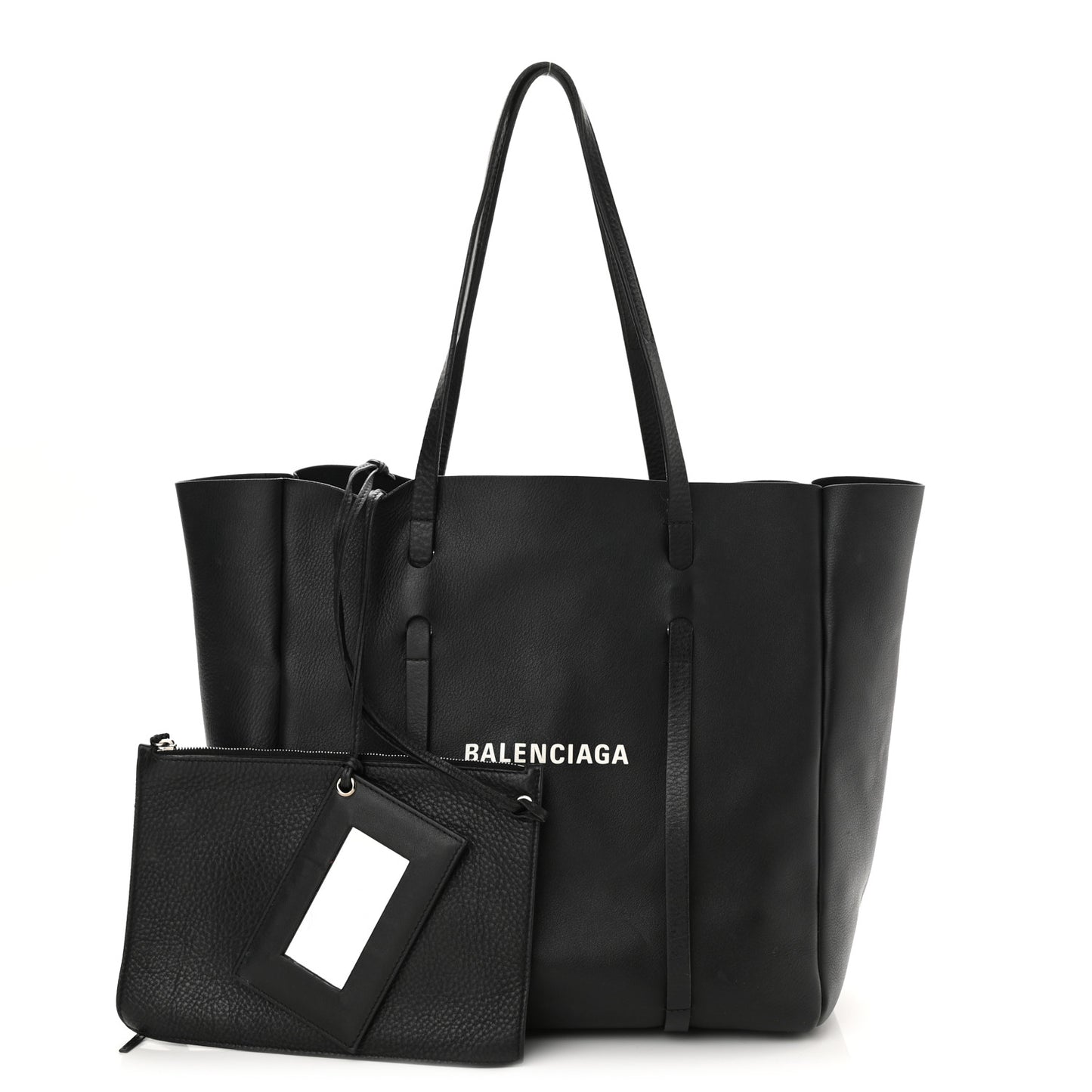 Calfskin Small Everyday Tote Black