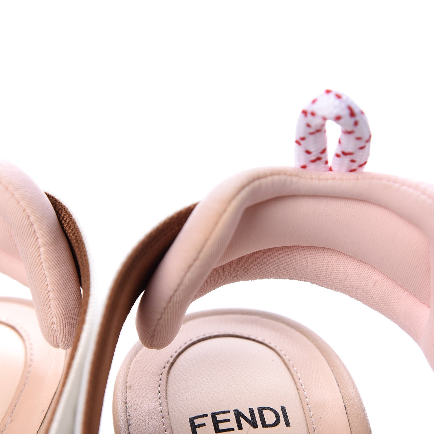Fendi Technical Mesh FF Colibri 55mm Slingback Pumps 38 Tobacco Moro Camelia Beige Caramello 20 of 28