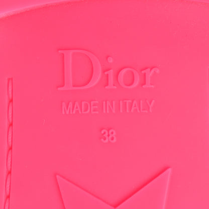 Christian Dior Technical Stretch Fabric Camouflage Dio(r)evolution Slide Sandals 38 Fuchsia Fluo 8 of 8