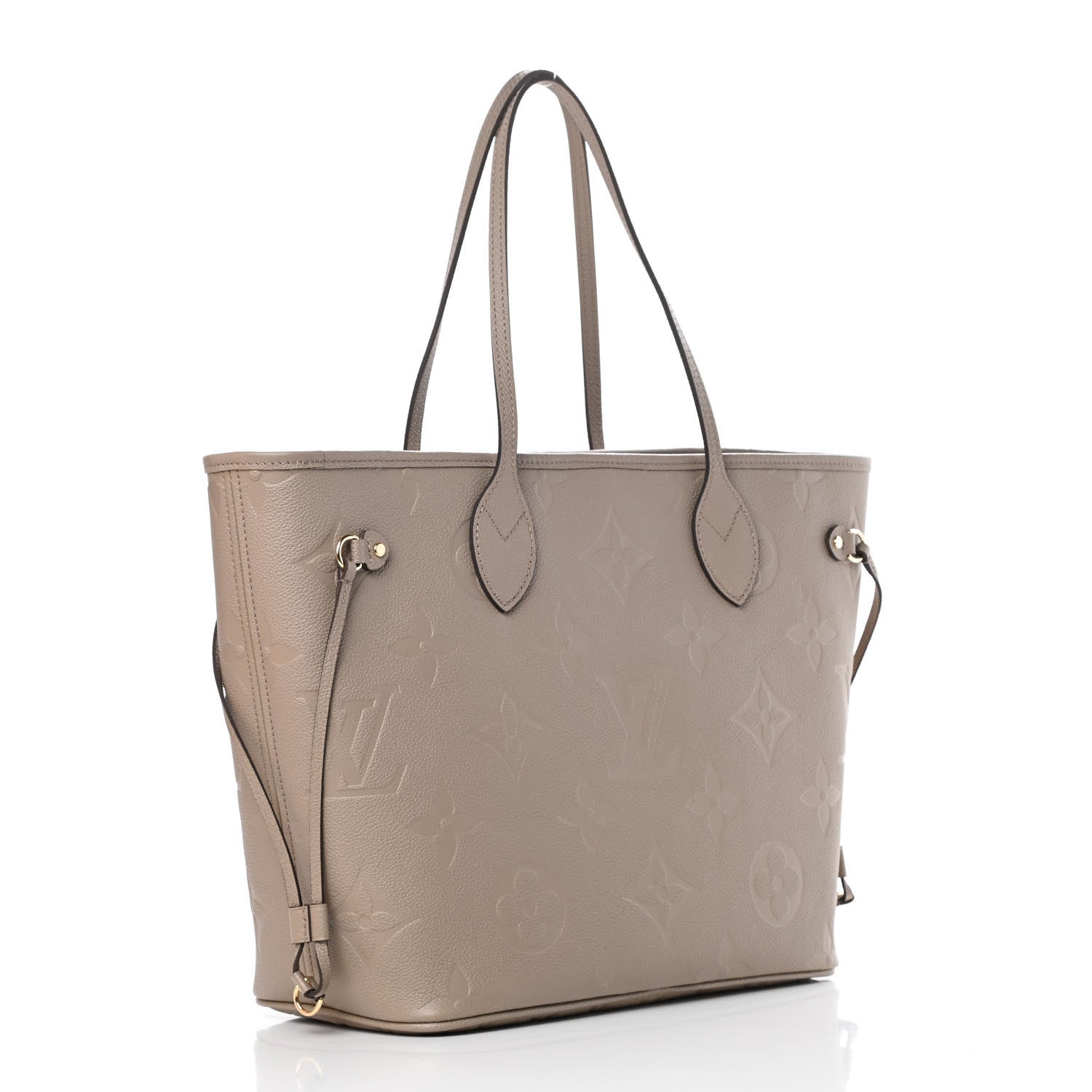 Louis Vuitton Empreinte Monogram Giant Neverfull MM Tourterelle 4 of 12