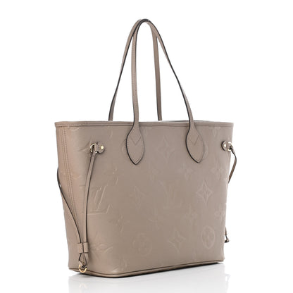 Louis Vuitton Empreinte Monogram Giant Neverfull MM Tourterelle 4 of 12