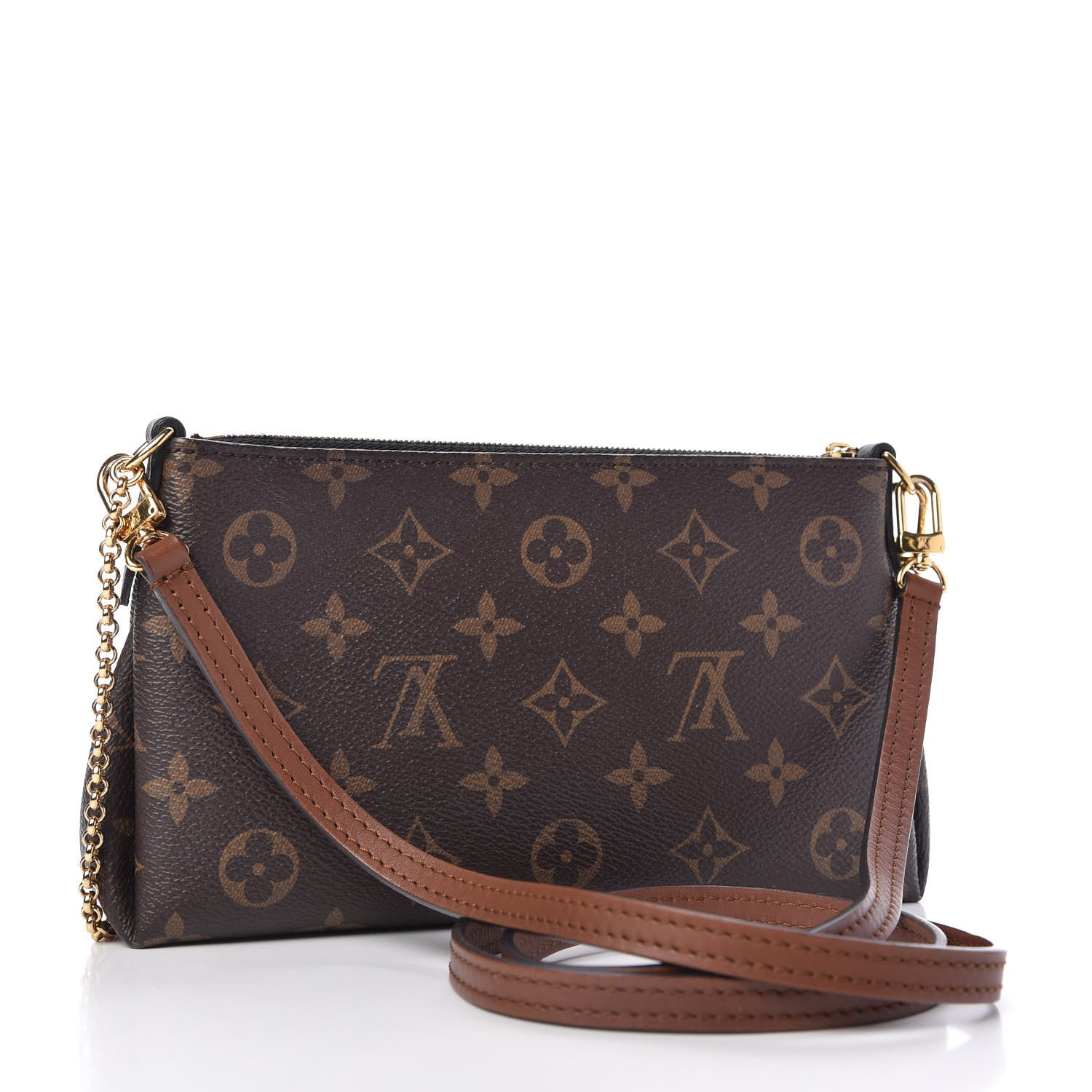 Louis Vuitton Monogram Pallas Clutch Black 3 of 11