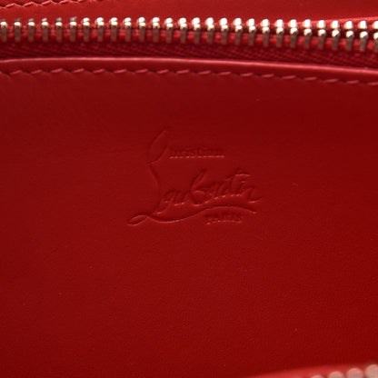 Christian Louboutin Patent Panettone Studded Zip Around Wallet Ultra Rose 7 of 7