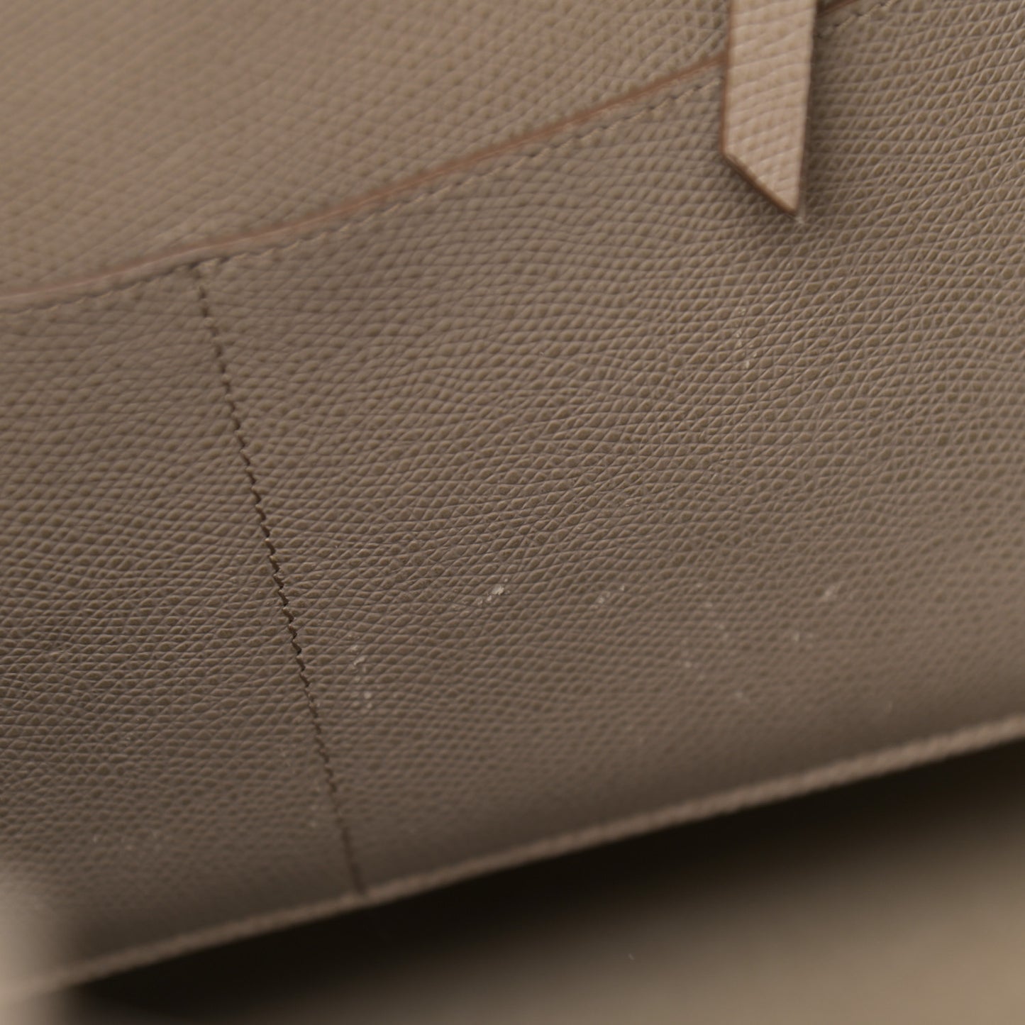 Grained Calfskin Small Horizontal Cabas Phantom Taupe
