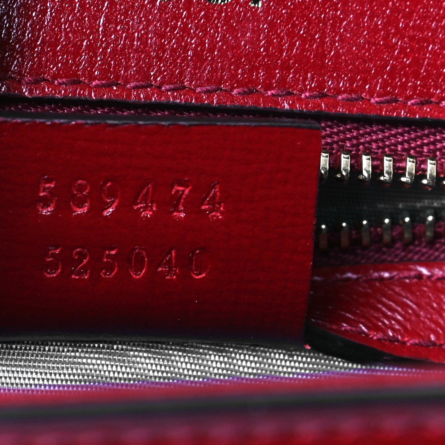 Textured Calfskin Small Torchon GG Ring Shoulder Bag New Cherry Red