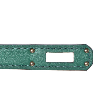 Hermes Swift Kelly Pochette Clutch Vert Vertigo 12 of 29