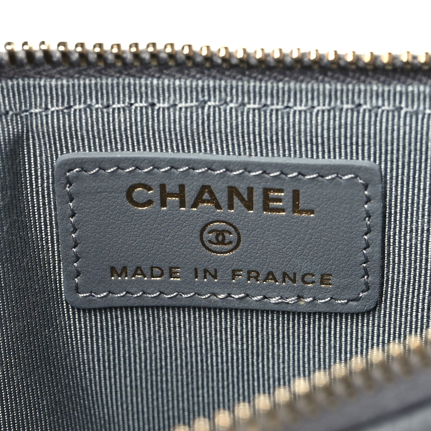 Chanel Caviar Quilted Classic iPhone Pouch Grey 6 of 7