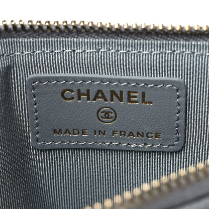 Chanel Caviar Quilted Classic iPhone Pouch Grey 6 of 7